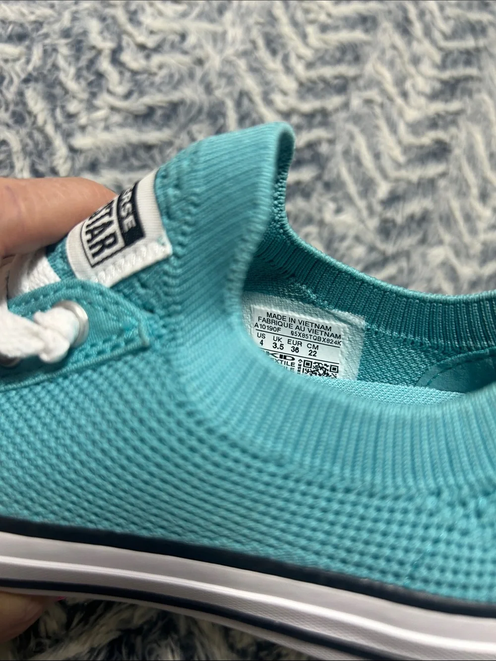 Converse Chuck Taylor All Star Slip-On Low-Top Canvas Sneakers Ocean Drip